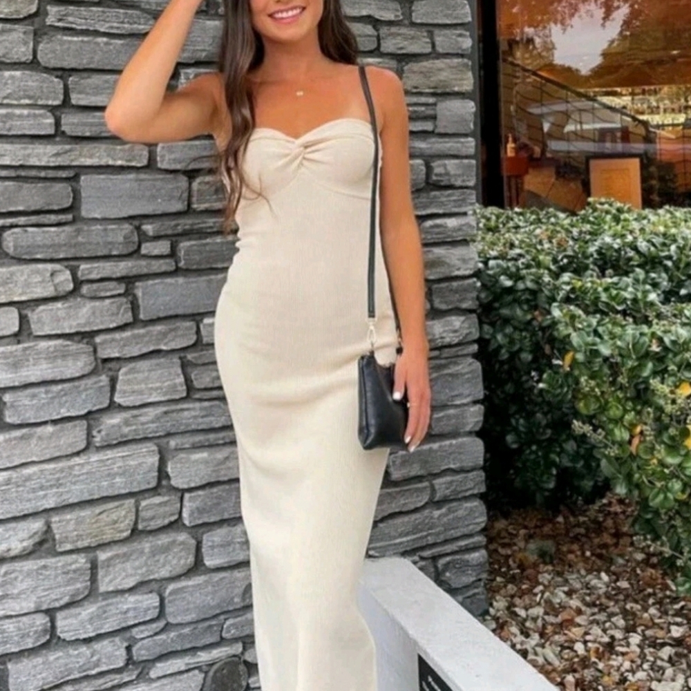Dissh Anika Off White Knit Midi Size XS - Picture 3 of 10